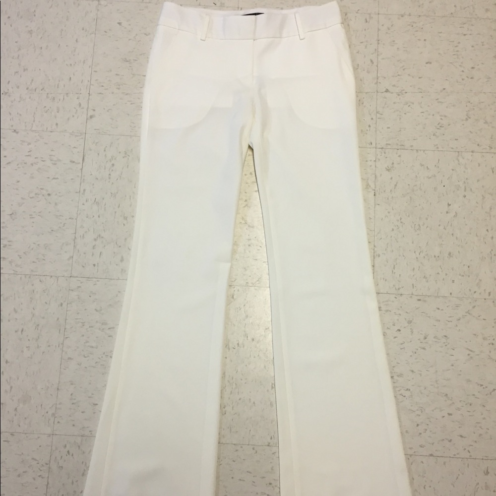 Elizabeth and James white pants